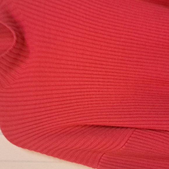 Sanctuary Ribbed Cowl Neck Sweater in Vibrant Red - Picture 3 of 4
